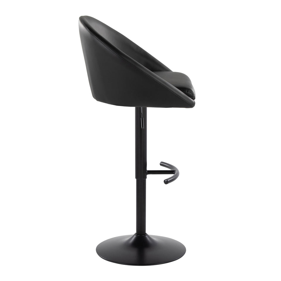 Matisse High Back Adjustable Barstool - Set of 2