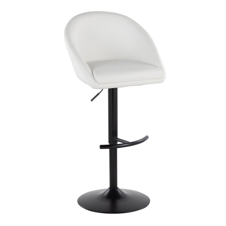 Matisse High Back Adjustable Barstool - Set of 2