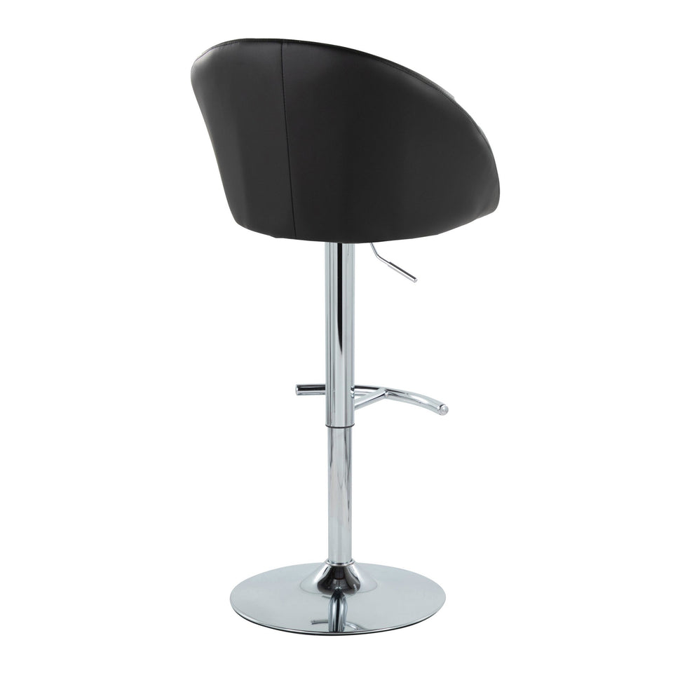 Matisse High Back Adjustable Barstool - Set of 2