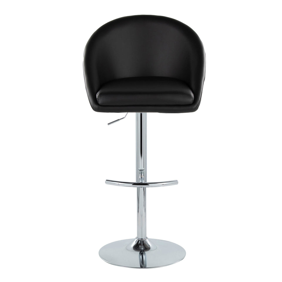 Matisse High Back Adjustable Barstool - Set of 2