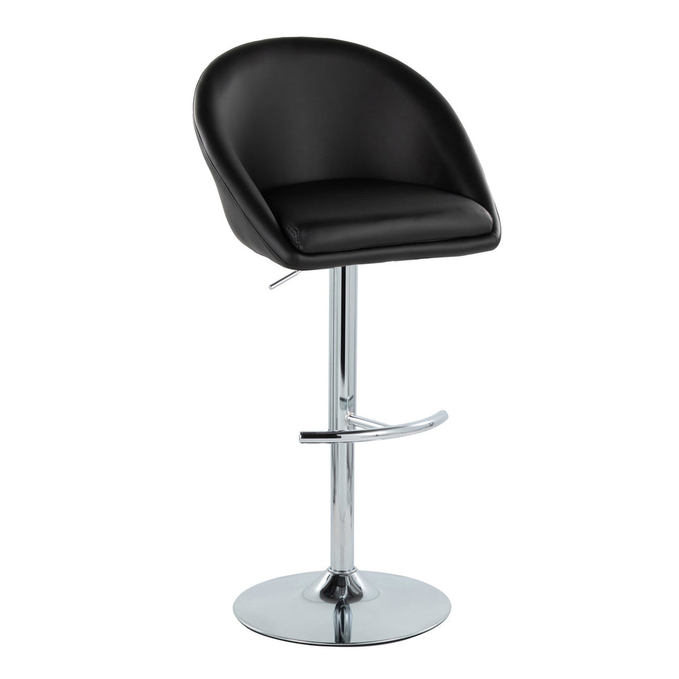 Matisse High Back Adjustable Barstool - Set of 2