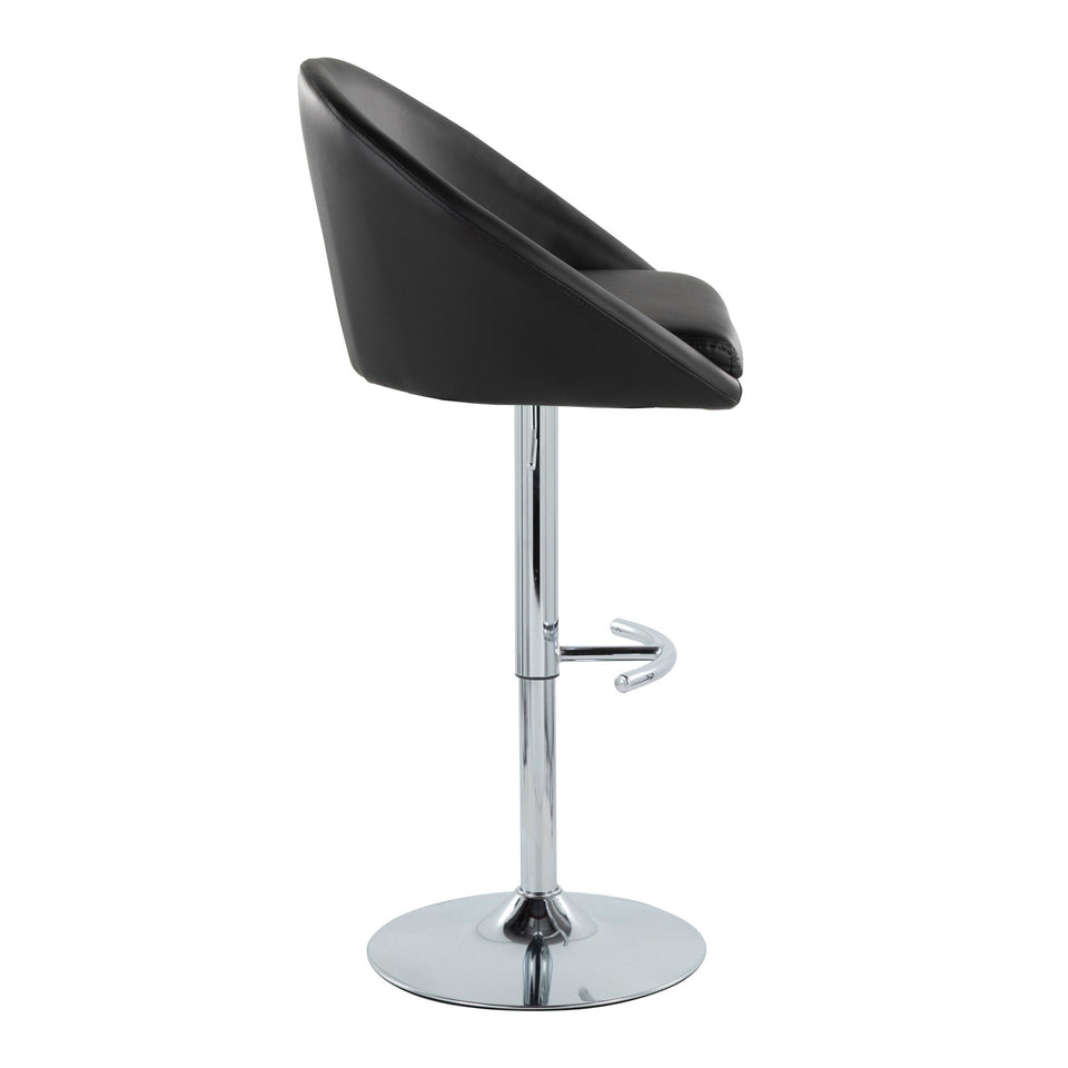 Matisse High Back Adjustable Barstool - Set of 2
