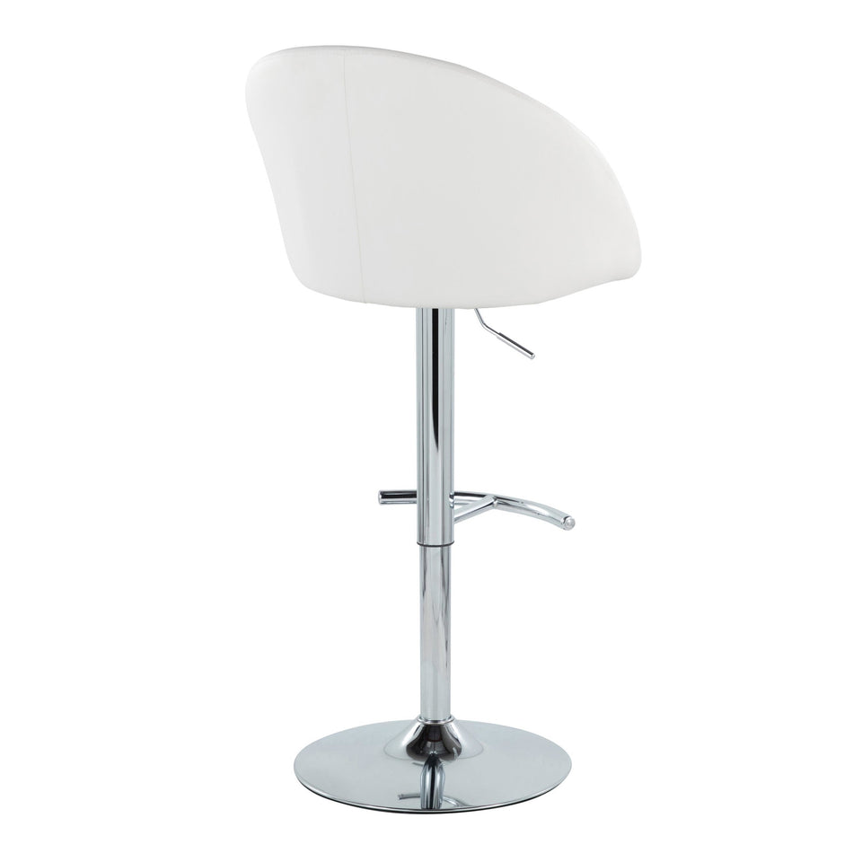 Matisse High Back Adjustable Barstool - Set of 2