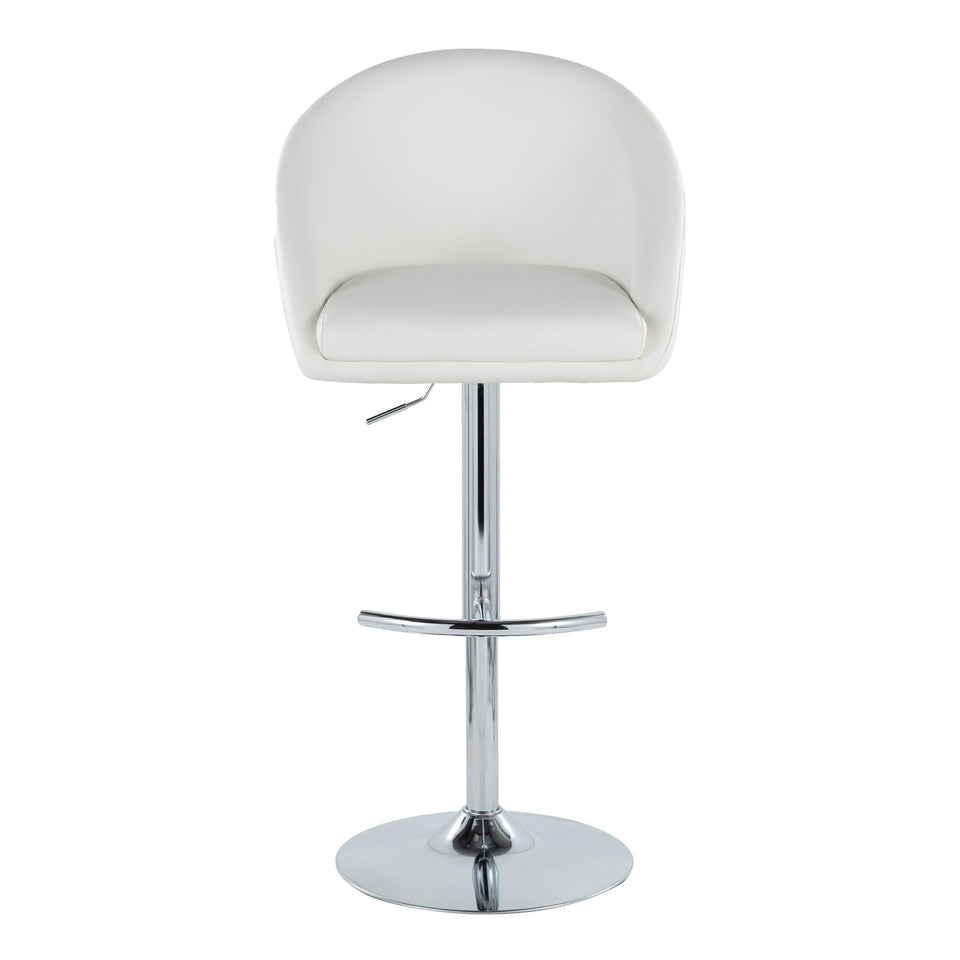 Matisse High Back Adjustable Barstool - Set of 2