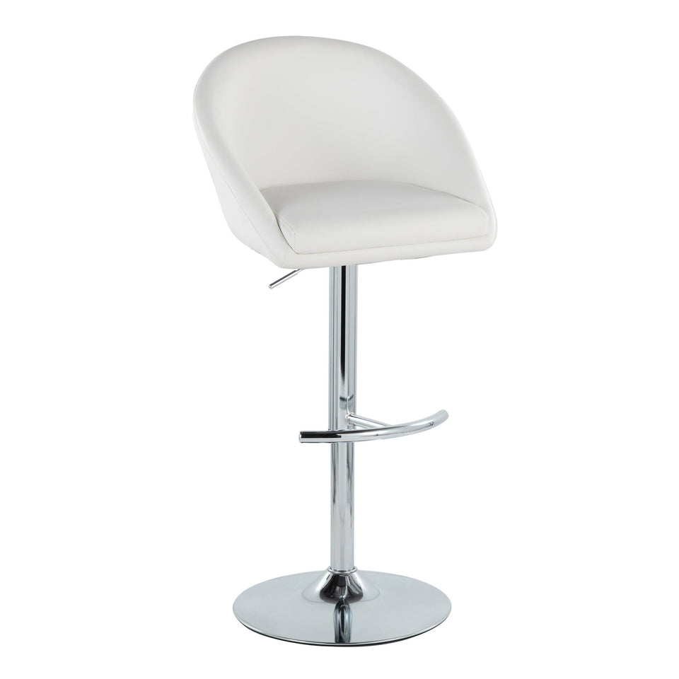 Matisse High Back Adjustable Barstool - Set of 2