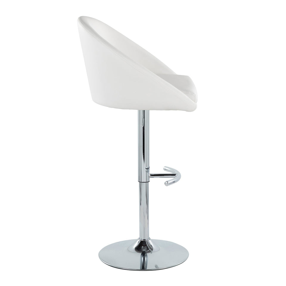 Matisse High Back Adjustable Barstool - Set of 2