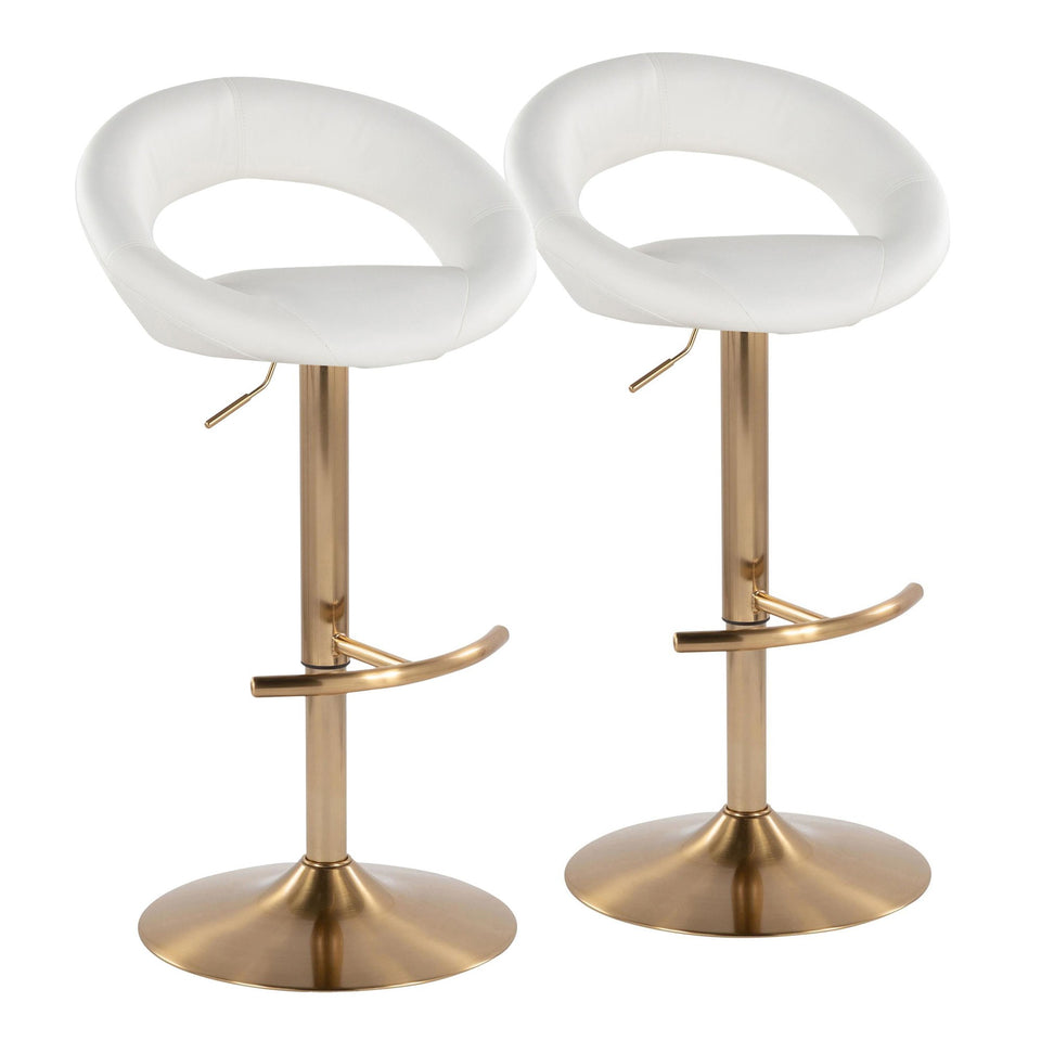Posh Adjustable Barstool - Set of 2