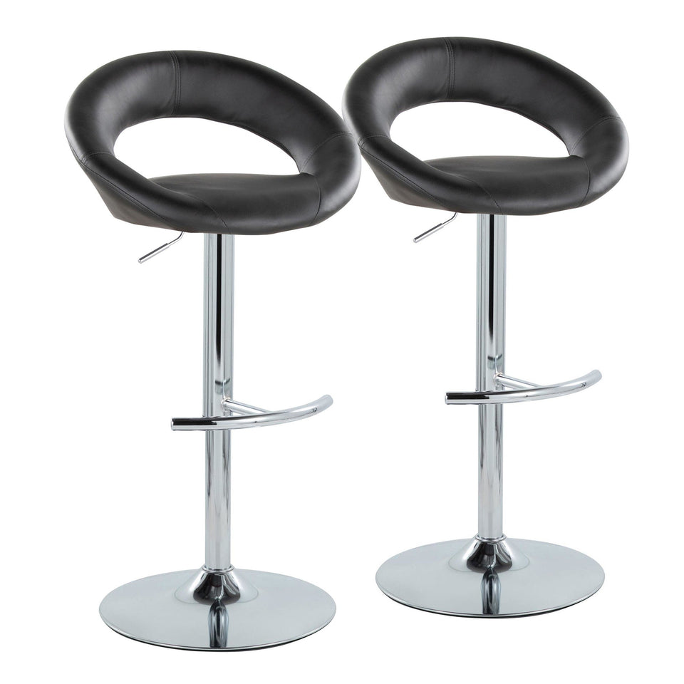 Posh Adjustable Barstool - Set of 2