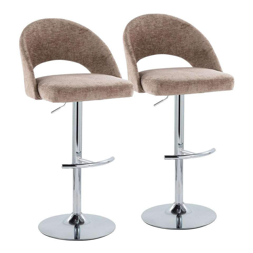 Renee Adjustable Barstool - Set of 2
