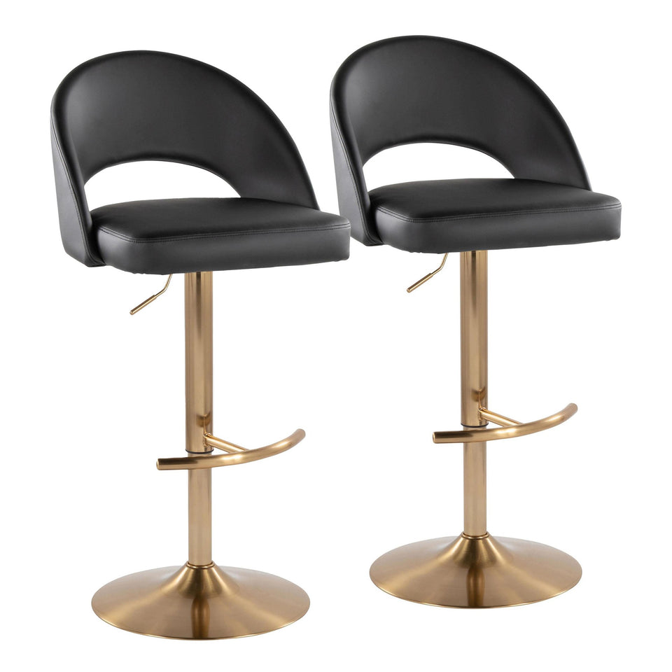 Renee Adjustable Barstool - Set of 2