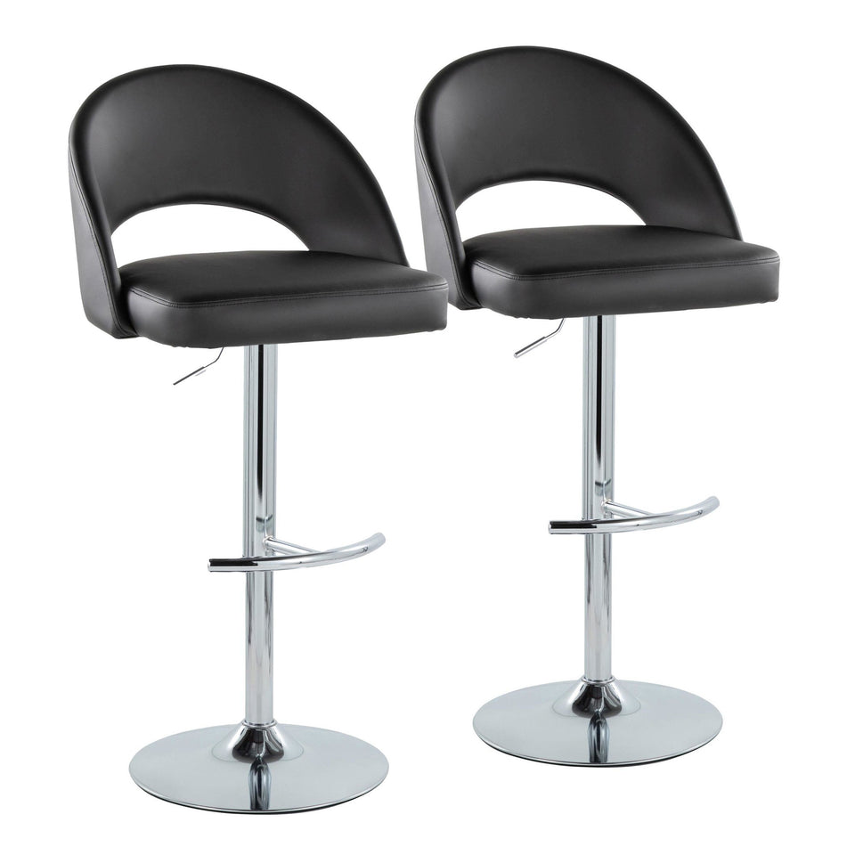 Renee Adjustable Barstool - Set of 2