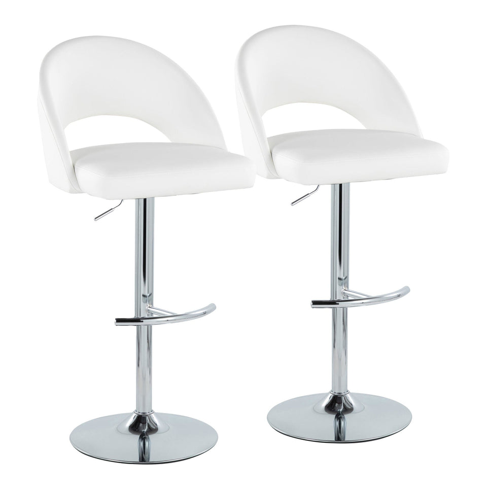 Renee Adjustable Barstool - Set of 2