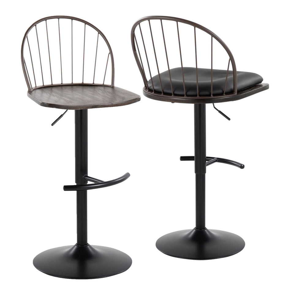 Riley Adjustable Barstool - Set of 2