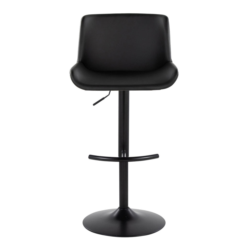 Santi Upholstered Adjustable Barstool - Set of 2