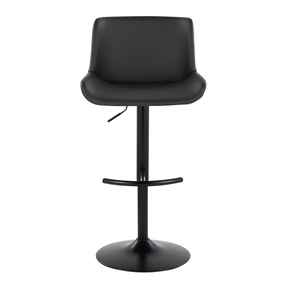 Santi Upholstered Adjustable Barstool - Set of 2