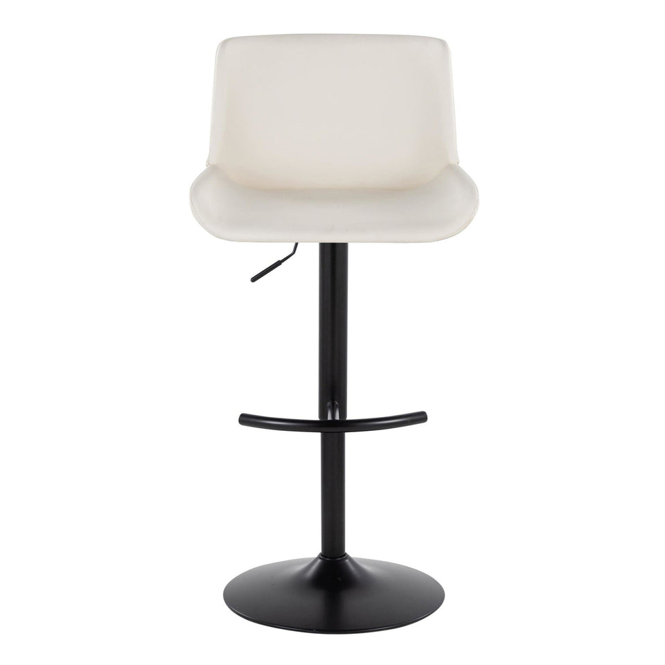 Santi Upholstered Adjustable Barstool - Set of 2