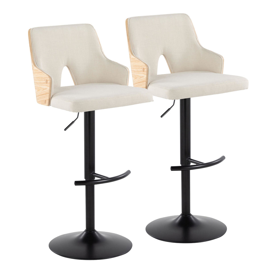 Stella Adjustable Barstool - Set of 2