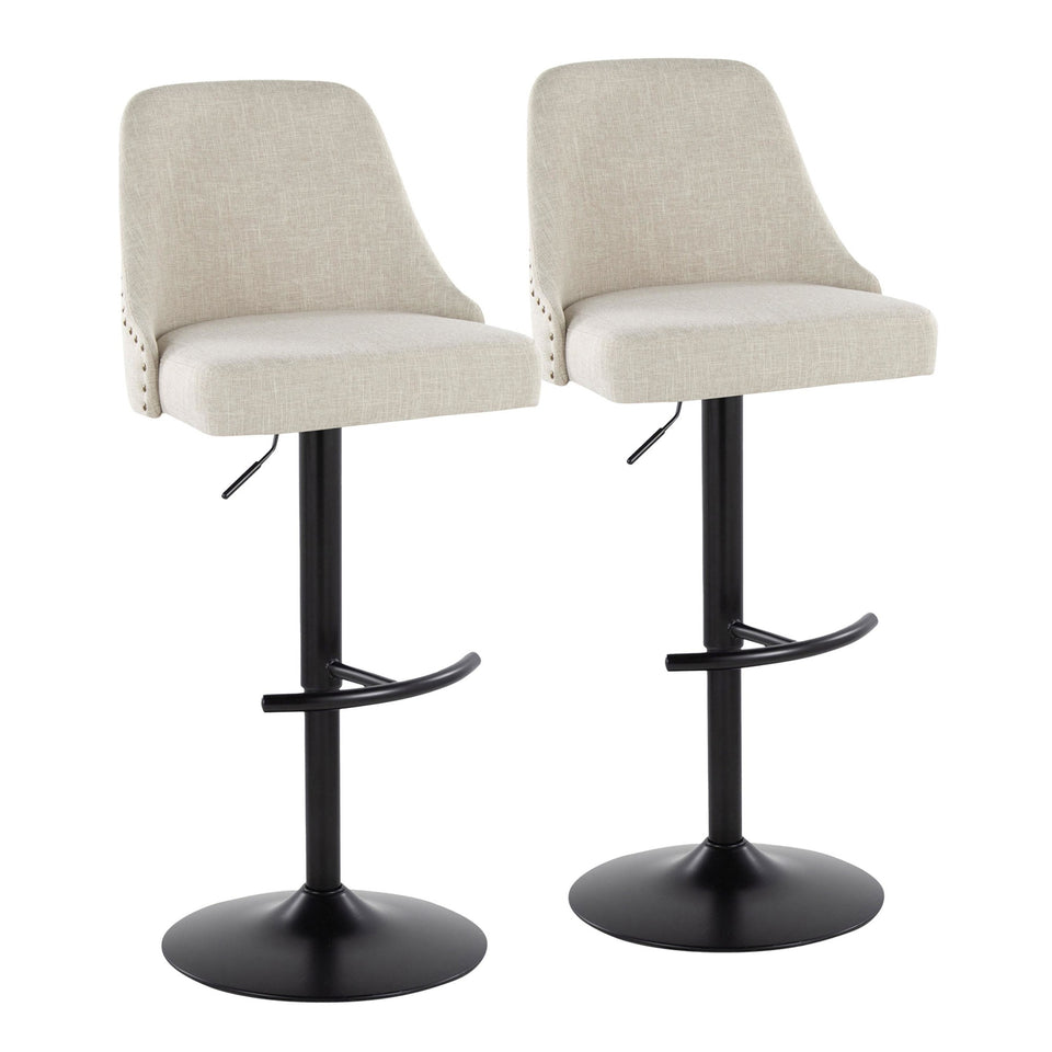 Studded Marcel Barstool - Set of 2