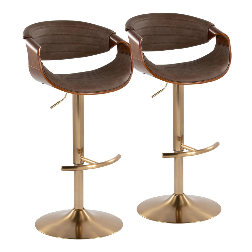 Symphony Adjustable Barstool - Set of 2