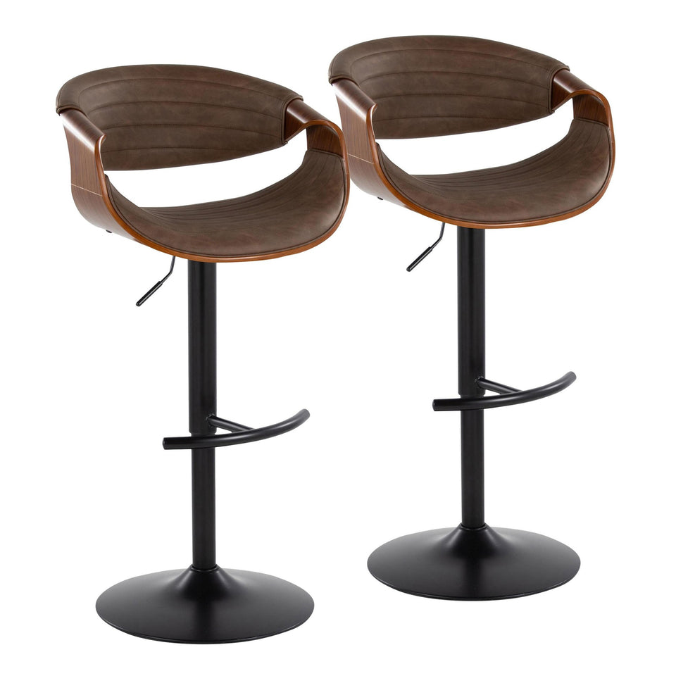 Symphony Adjustable Barstool - Set of 2