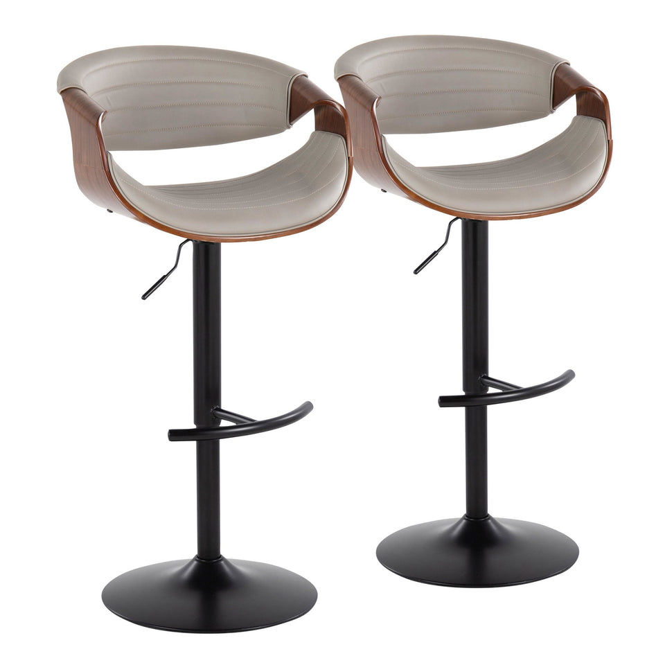 Symphony Adjustable Barstool - Set of 2