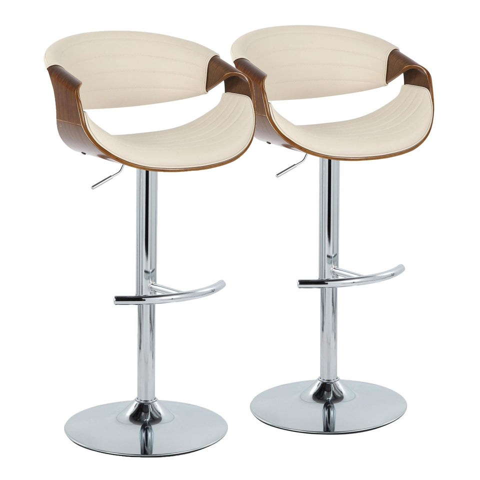 Symphony Adjustable Barstool - Set of 2