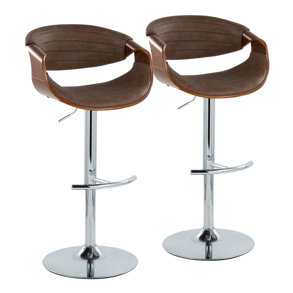 Symphony Adjustable Barstool - Set of 2