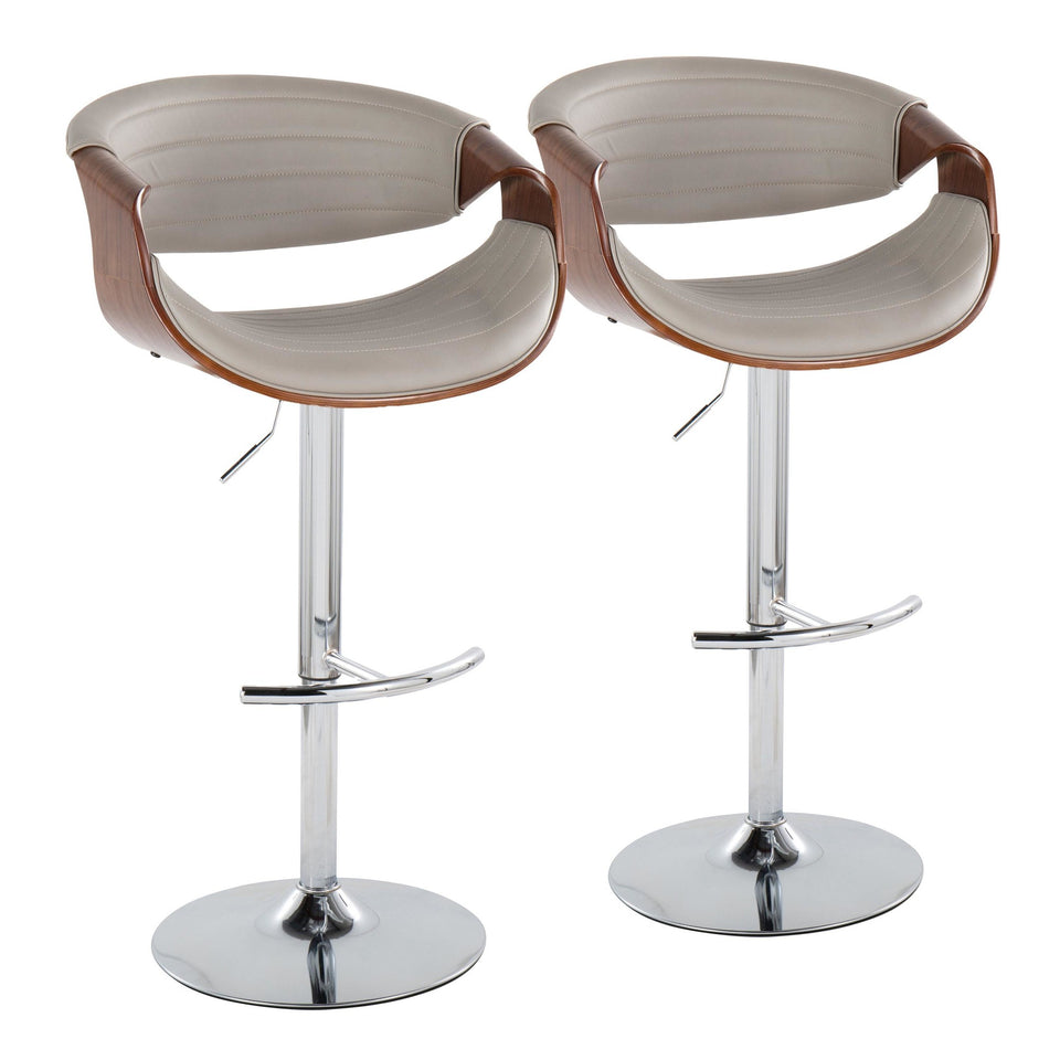 Symphony Adjustable Barstool - Set of 2