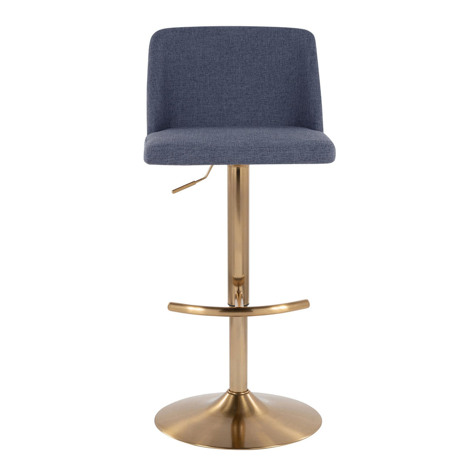 Toriano Adjustable Barstool - Set of 2