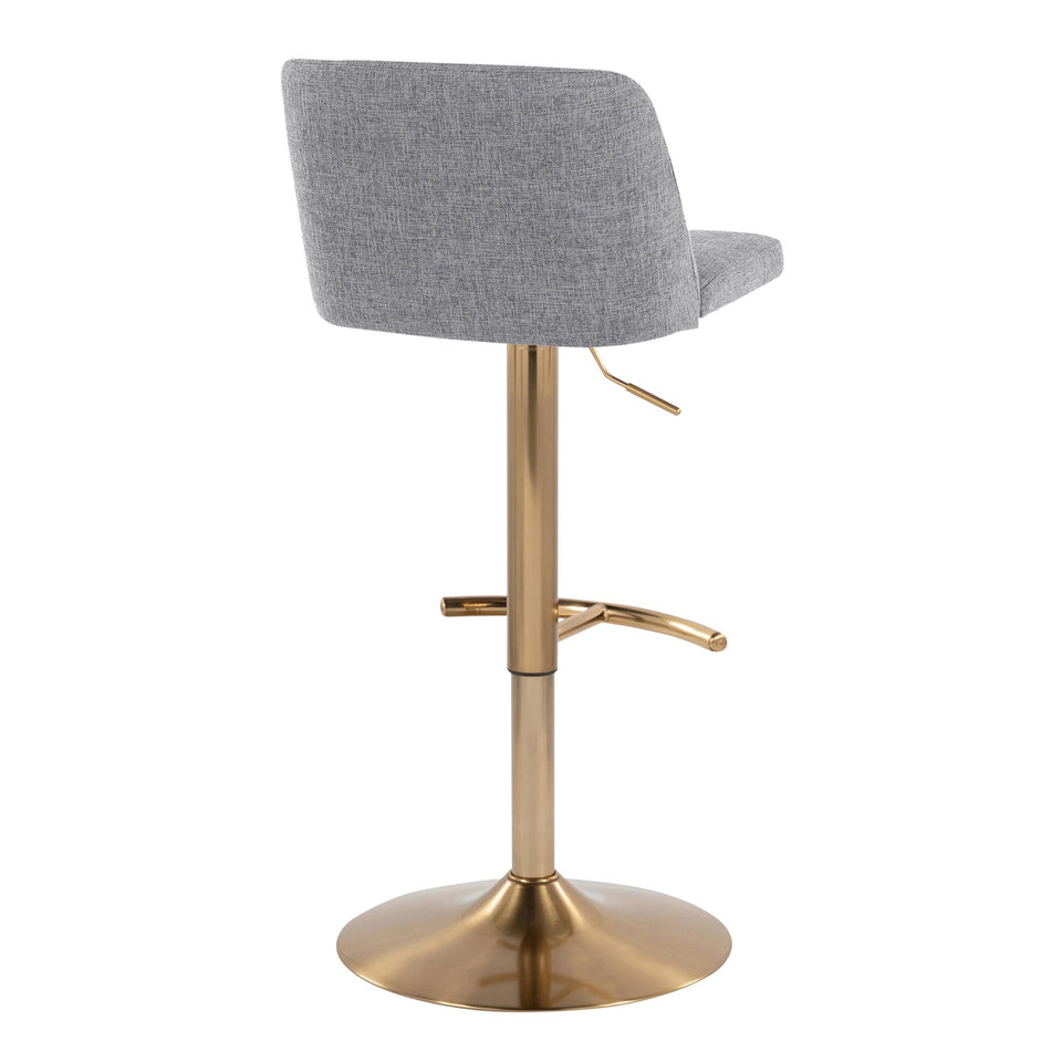 Toriano Adjustable Barstool - Set of 2
