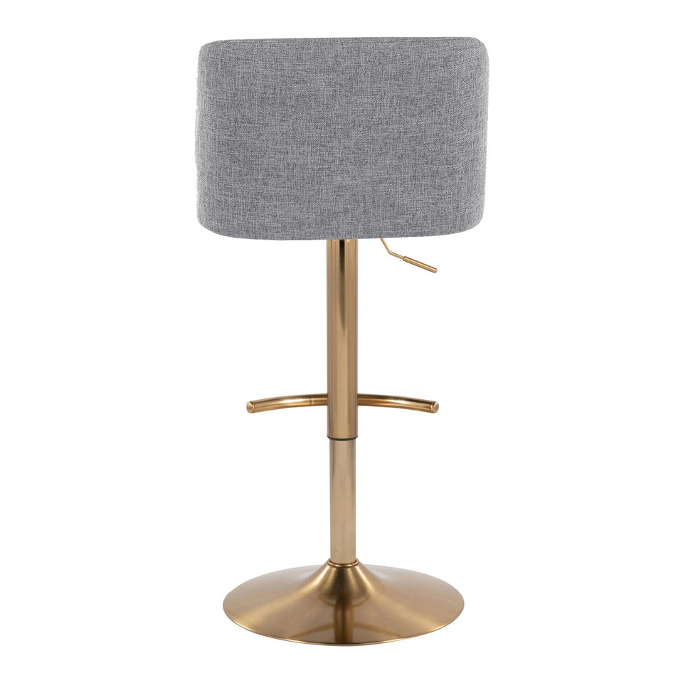 Toriano Adjustable Barstool - Set of 2
