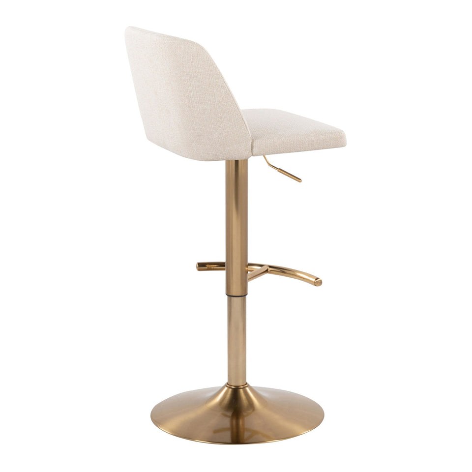 Toriano Adjustable Barstool - Set of 2