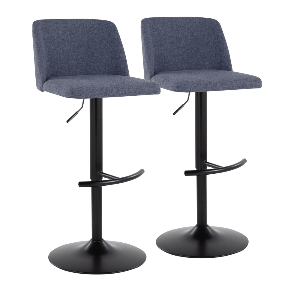 Toriano Adjustable Barstool - Set of 2