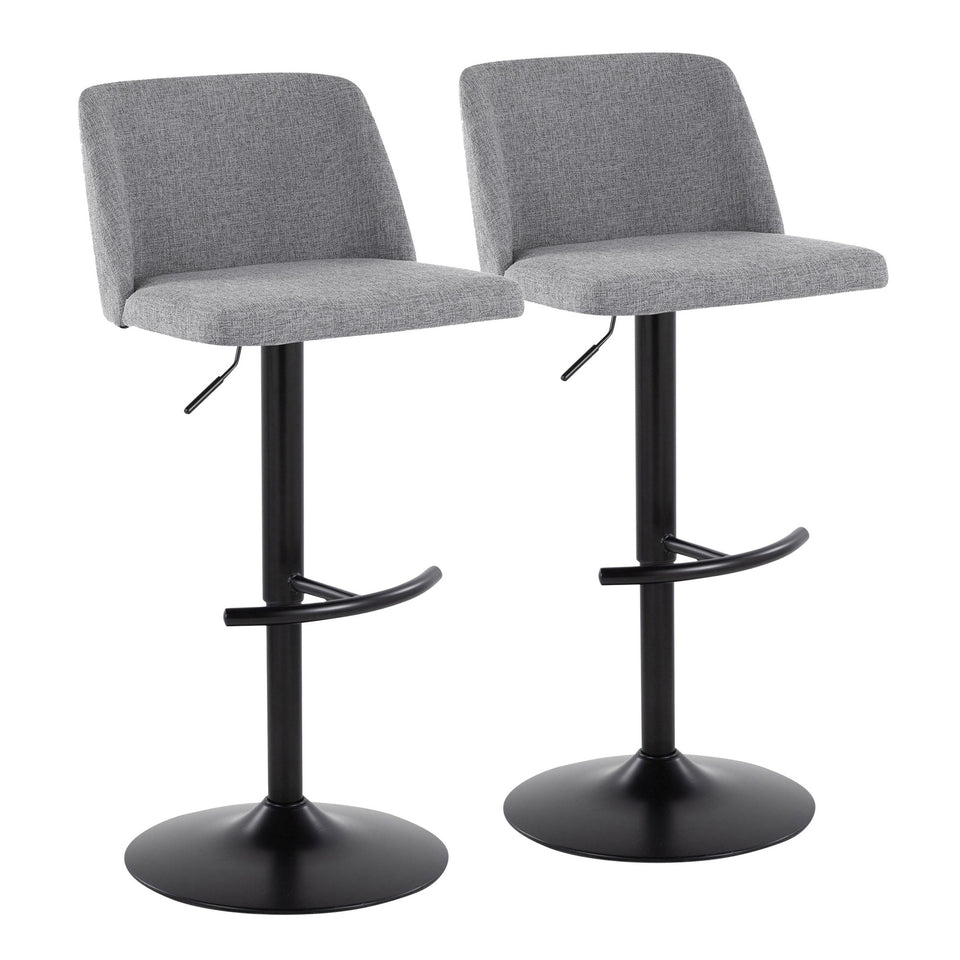 Toriano Adjustable Barstool - Set of 2
