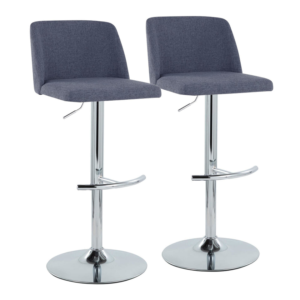 Toriano Adjustable Barstool - Set of 2