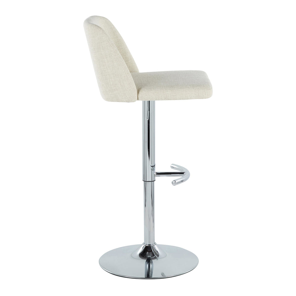 Toriano Adjustable Barstool - Set of 2