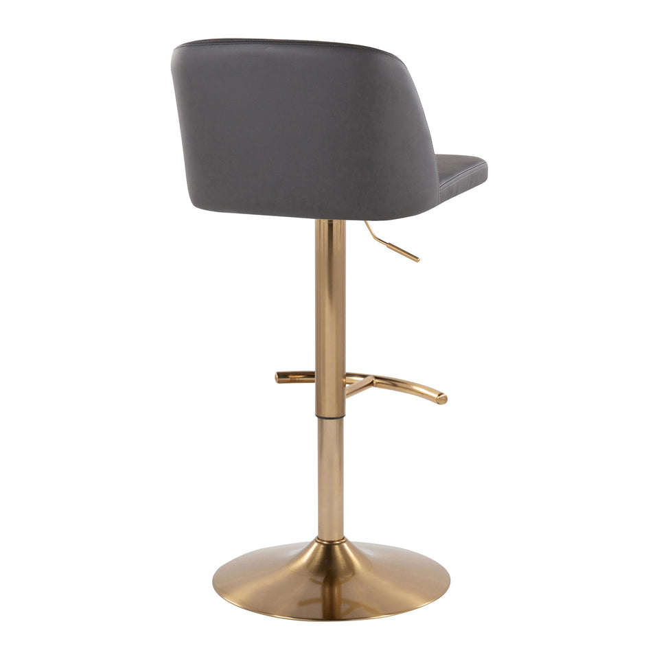 Toriano Adjustable Barstool - Set of 2