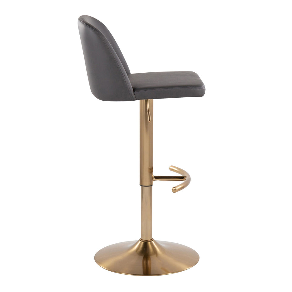 Toriano Adjustable Barstool - Set of 2