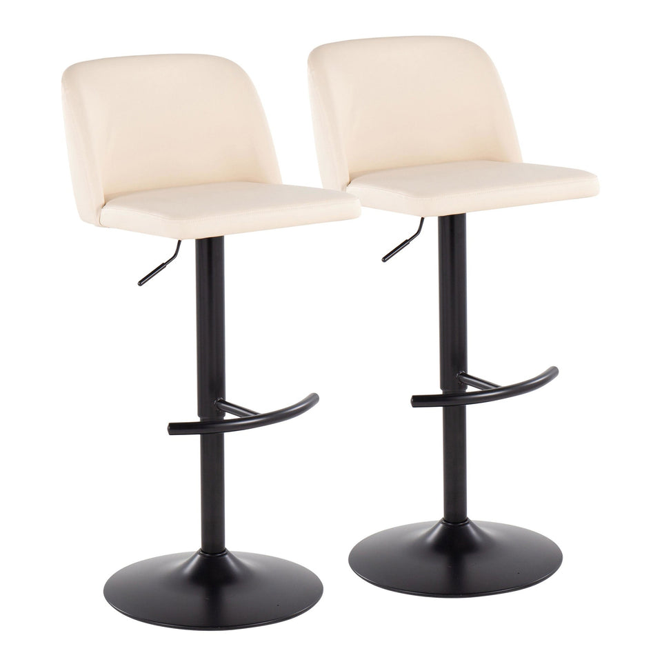 Toriano Adjustable Barstool - Set of 2