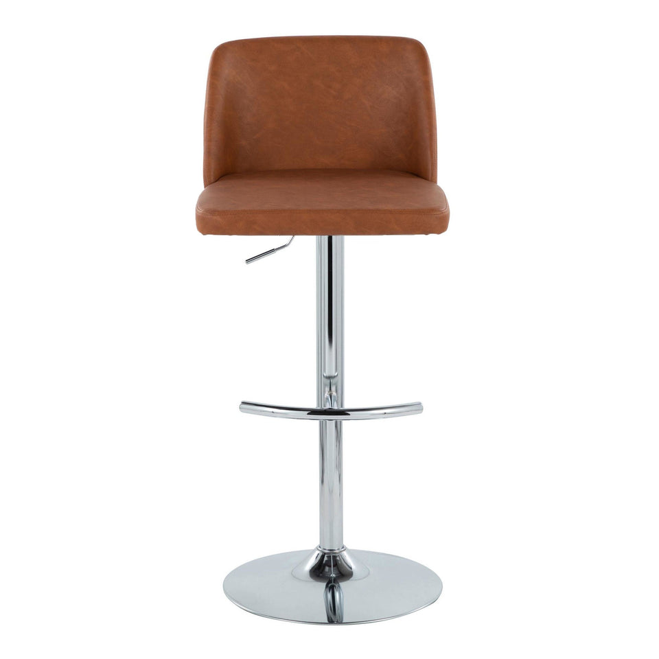 Toriano Adjustable Barstool - Set of 2