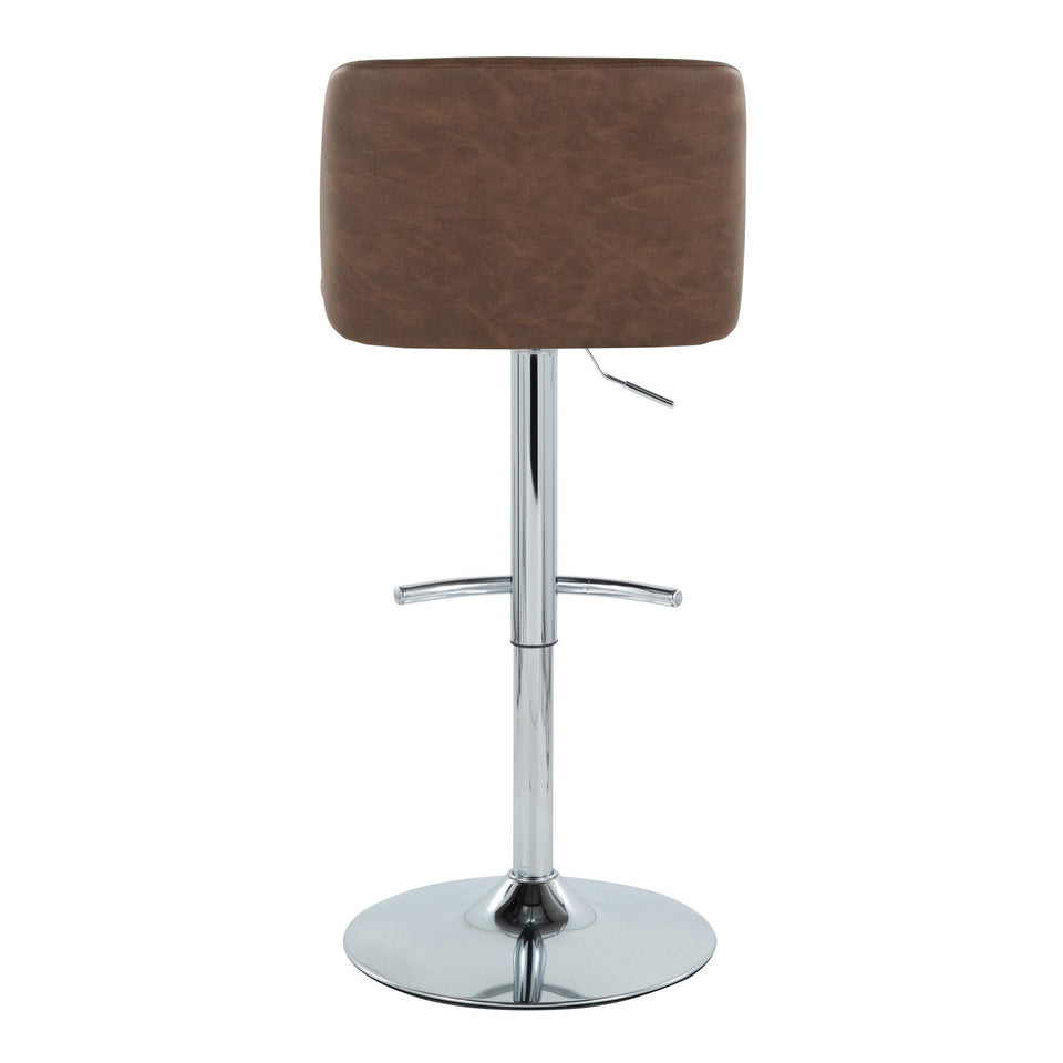 Toriano Adjustable Barstool - Set of 2