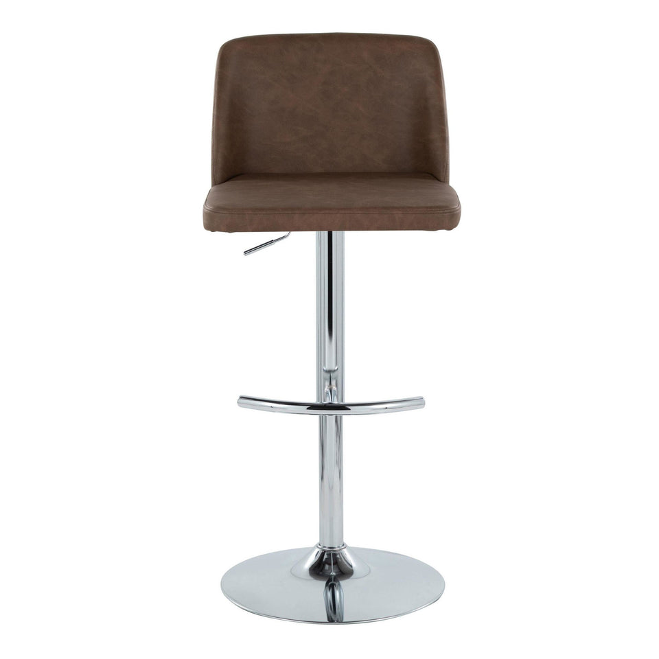 Toriano Adjustable Barstool - Set of 2