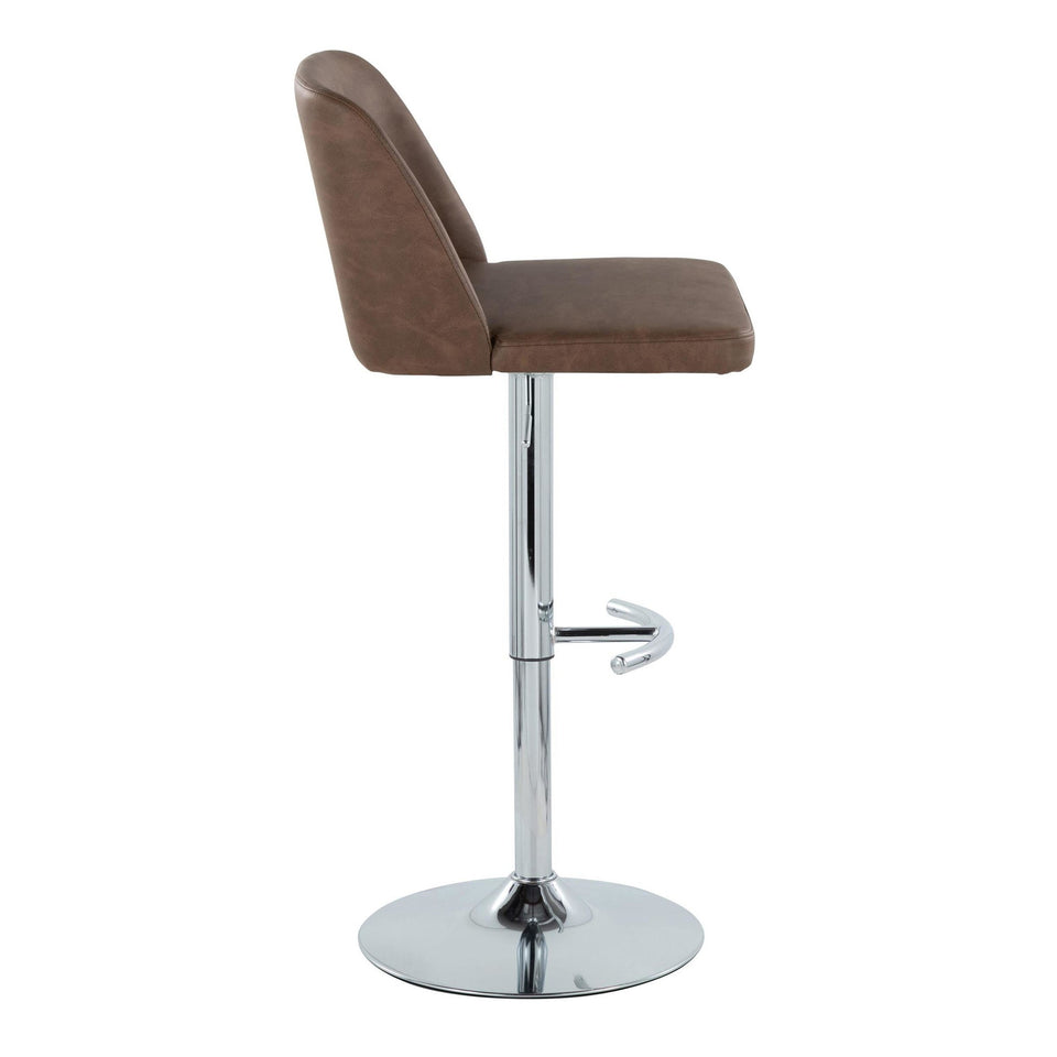 Toriano Adjustable Barstool - Set of 2