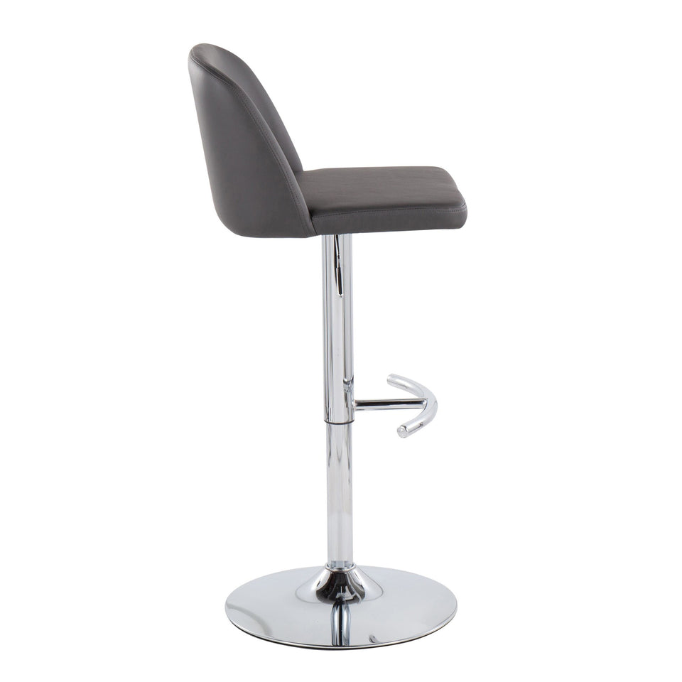 Toriano Adjustable Barstool - Set of 2