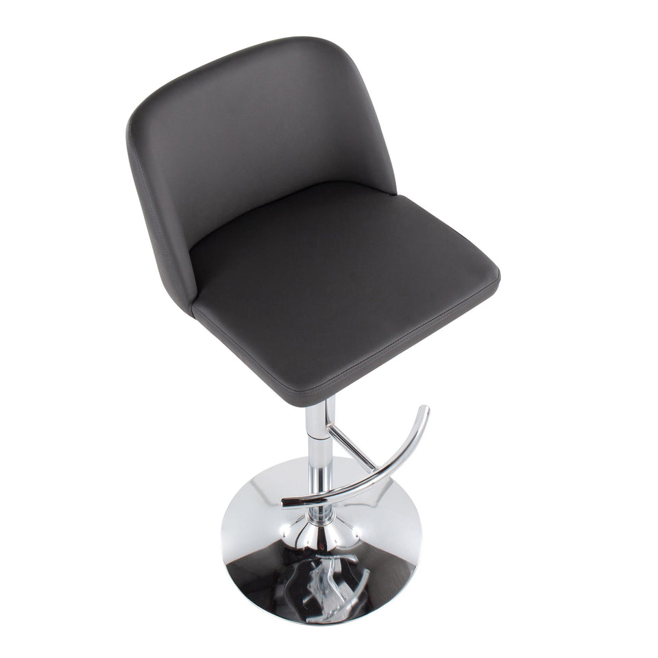 Toriano Adjustable Barstool - Set of 2