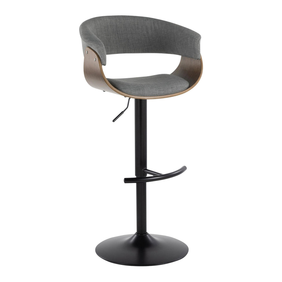 Vintage Mod Adjustable Barstool - Set of 2
