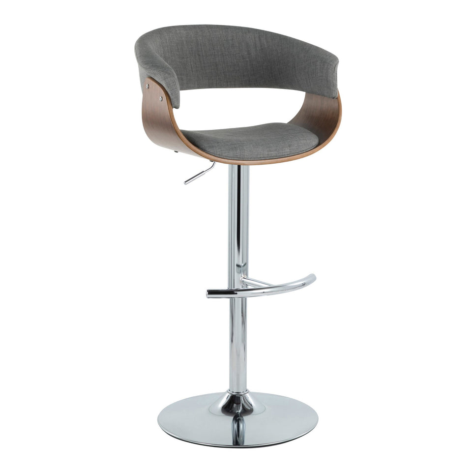 Vintage Mod Adjustable Barstool - Set of 2
