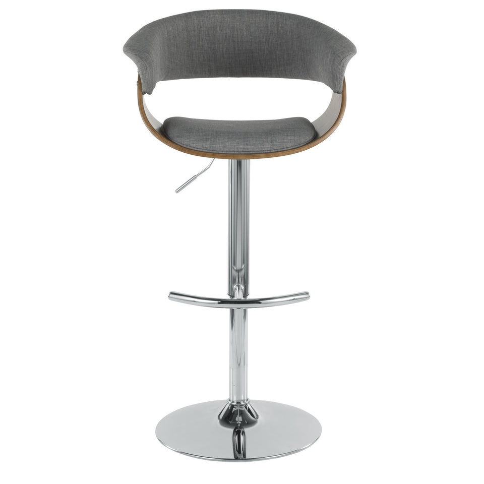 Vintage Mod Adjustable Barstool