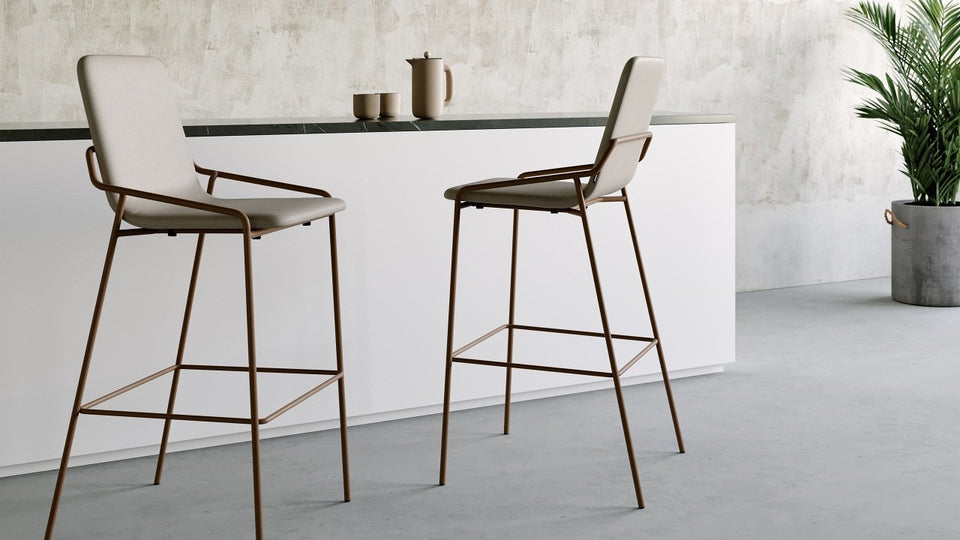 Dupont Barstool Upholstered