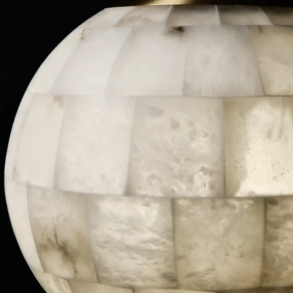 Ball Modern Alabaster Pendant Light